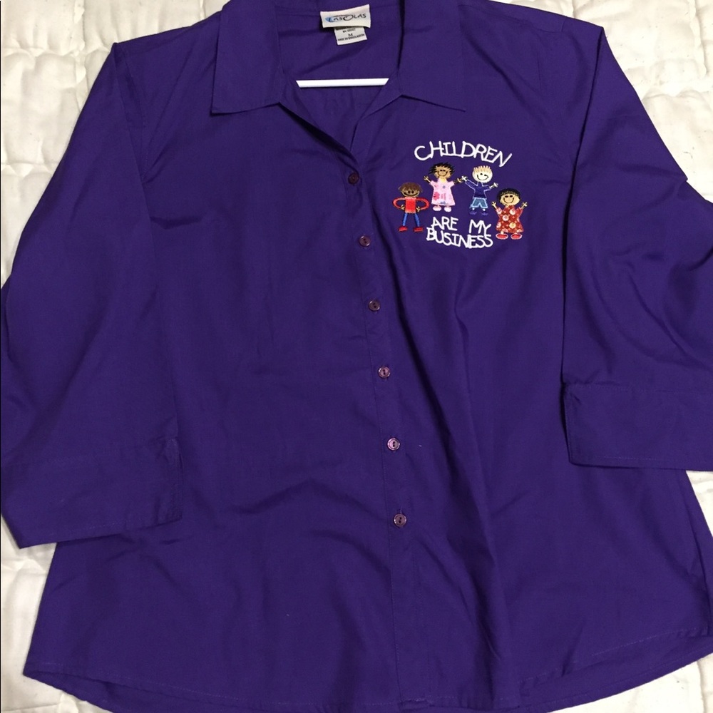 Children are my business blouse medium